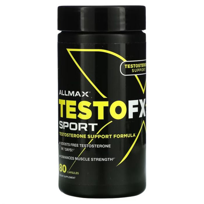 ALLMAX, TestoFX Sport, Testosterone Support Formula, 80 Capsules