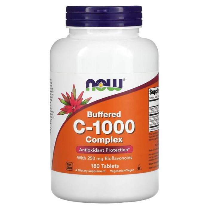 NOW Foods Vitamin C-1000 Complex, Buffered Tablets. 733739007025