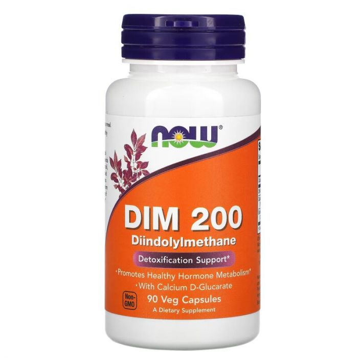 DIM 200 Diindolylmethane Veg Capsules, NOW Foods. 733739030498