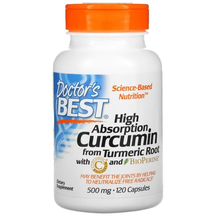 High Absorption Curcumin From Turmeric Root with C3 Complex & BioPerine, Doctor's Best. 753950001077