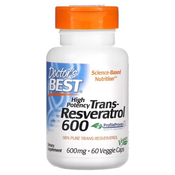 Doctor's Best Trans-Resveratrol 600. 753950004160