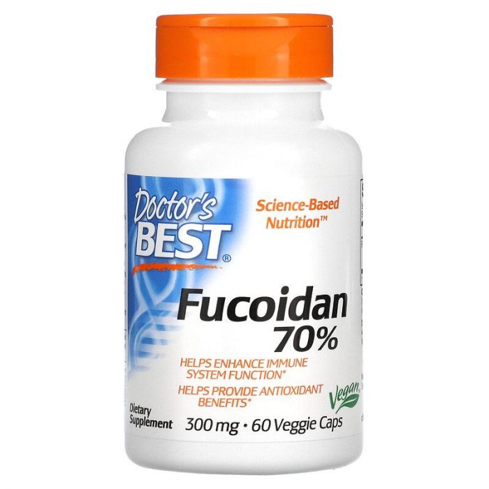 Fucoidan 70%, 60 Veggie Caps, Doctor's Best  753950001657. 