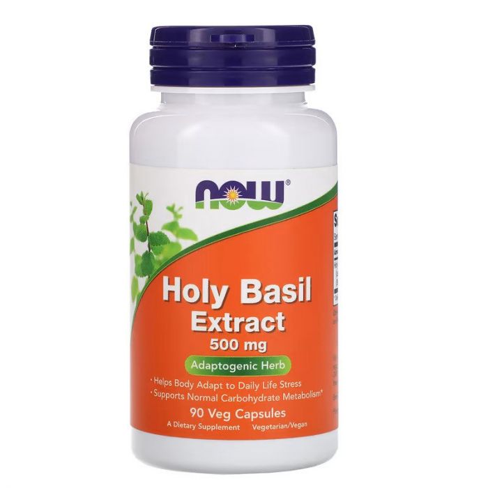 Holy Basil Extract (Tulsi) , NOW Foods. Ondersteunt stressvermindering. 