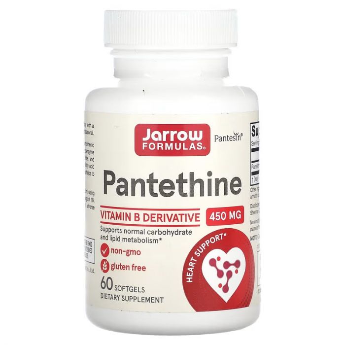 Jarrow Formulas Pantethine 450 mg . 790011180067