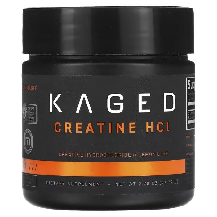 Creatine HCl, Lemon Lime, Kaged. 850045966485
