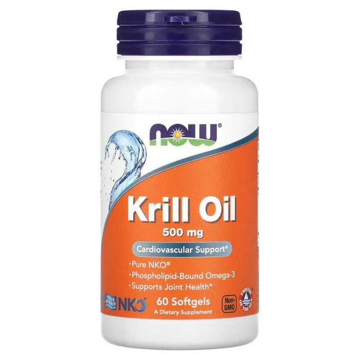 NOW Foods, Krill Oil, 500 mg, 60 Softgels