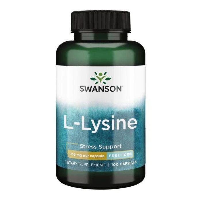 Swanson L-lysine 500 mg 100 capsules
