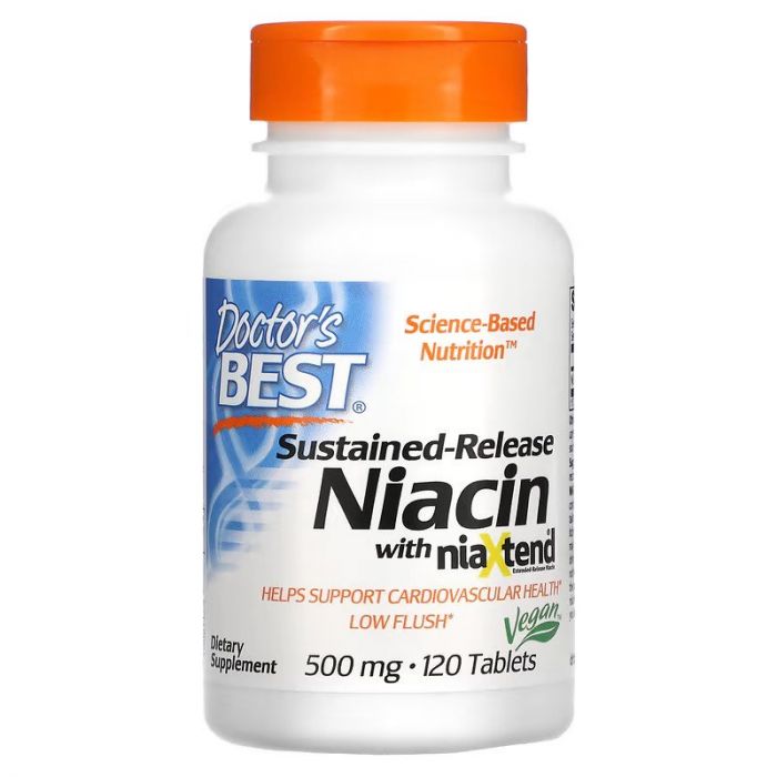 Time Release Niacine - NiaXtend® | Doctor's Best. 753950002425