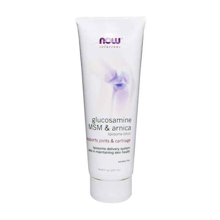 Glucosamine, MSM & Arnica Lotion - NOW Foods, Solutions. 733739032836