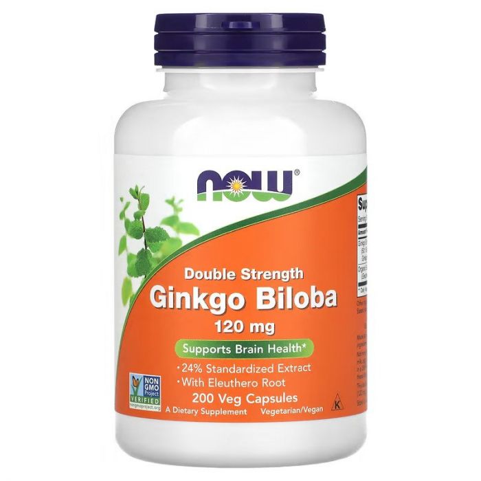 Now Foods - Ginkgo Biloba 120mg. 733739046819