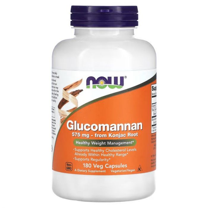 Glucomannan 575mg (180 capsules) | Now Foods. 733739065124. 