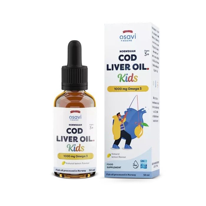 Norwegian Cod Liver Oil Kids 500 mg Omega 3. 5065013139098