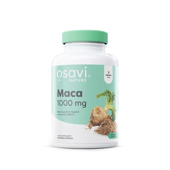 Osavi | Maca 1000 mg | 120 vegan capsules. 5904139922415