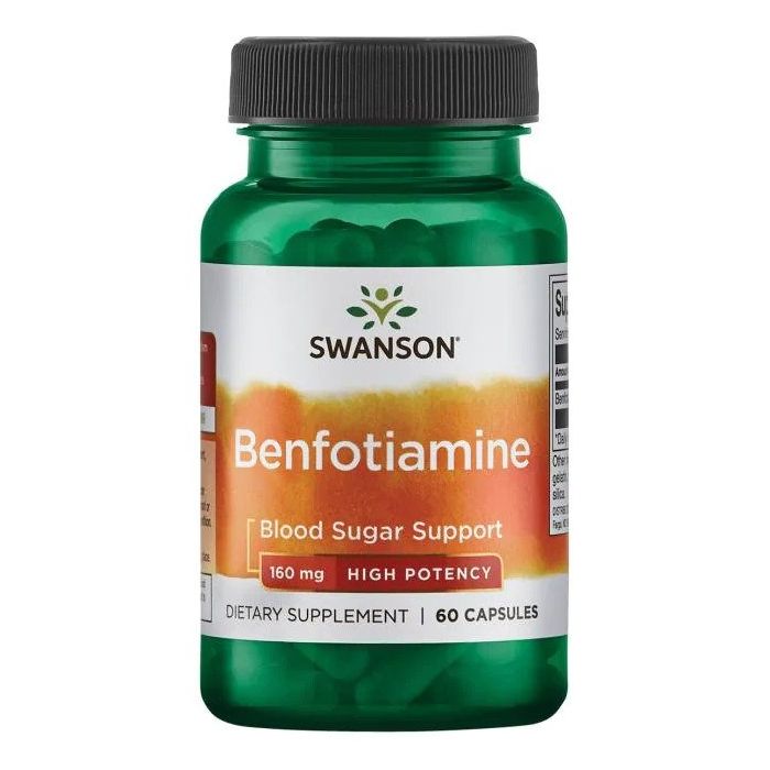 Benfotiamine 160 mg 60 capsules | Swanson. 087614029764