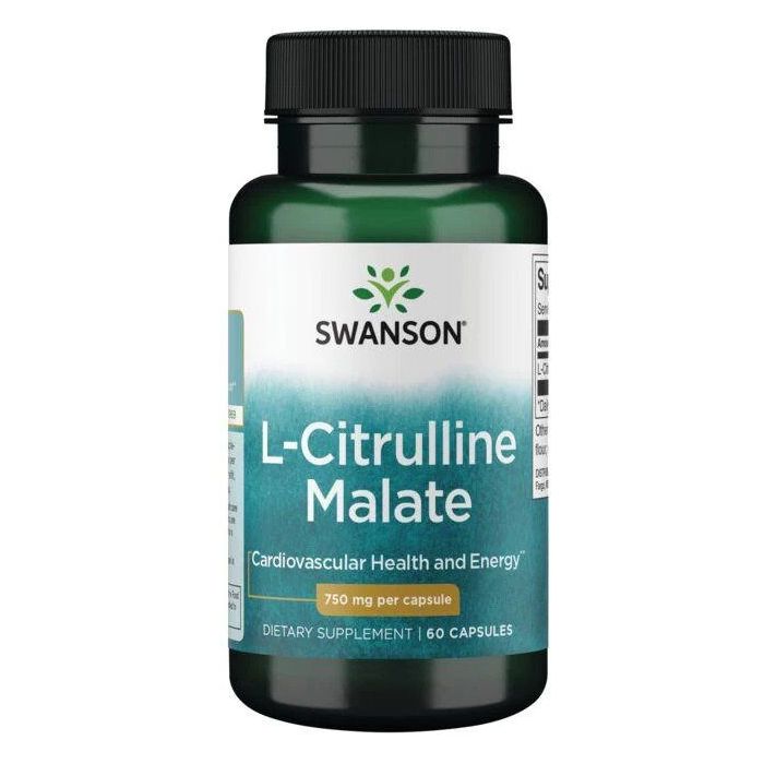 Swanson L-Citrulline Malaat 750mg - 60 Capsules - 087614115917