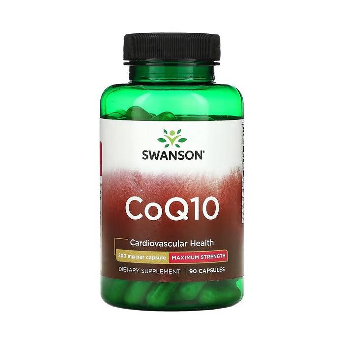 Swanson CoQ10 200 mg. 087614020358