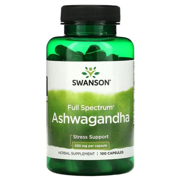 Swanson Full Spectrum Ashwagandha 450mg. 087614019574