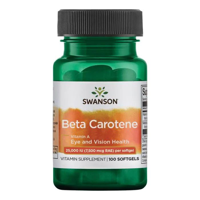 Dit product bevat 7.500 mcg Vitamine A (100% als bèta caroteen). Deze in vet oplosbare vitamine speelt een cruciale rol bij het gezichtsvermogen door zijn rol in het behoud van een gezond hoornvlies.