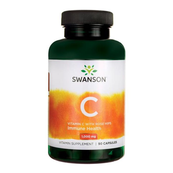 Swanson Vitamine C met Rozenbottels 1000 mg. 087614110547