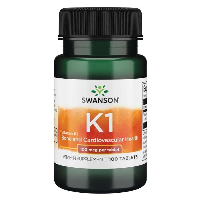 Swanson, Vitamin K1, 100mcg