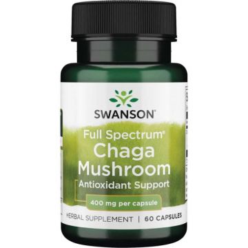 Full Spectrum Chaga Mushroom, Swanson. 087614113852