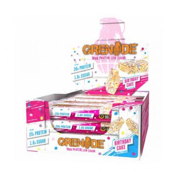 Grenade Protein Bar Birthday Cake