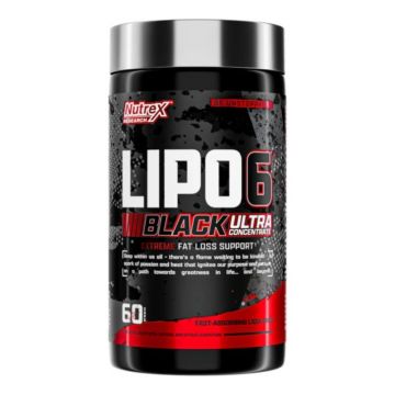 Nutrex Lipo6 Black Ultra Concentrate 60 vegetarische capsules. 859400007382