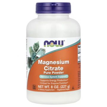 Magnesium citraat poeder 227 gram, NOW Foods