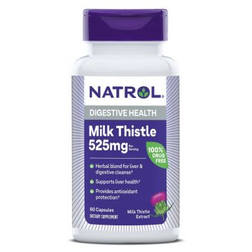 Natrol Milk Thistle - 60 capsules. 047469052386 