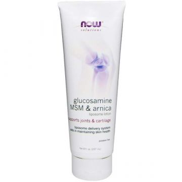 Glucosamine, MSM & Arnica Lotion - NOW Foods, Solutions. 733739032836