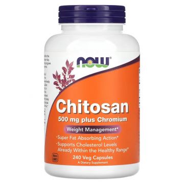 Chitosan 500mg plus Chromium | Now Foods. 733739020260