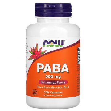 PABA 500mg | NOW Foods. 733739004857