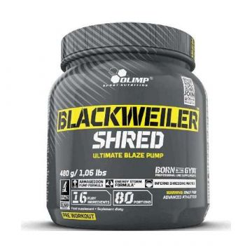 Blackweiler Shred 480gr Exotic Orange | Olimp. 5901330078026