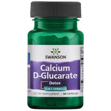 Swanson Calcium D-Glucarate - 60 caps. 087614021232