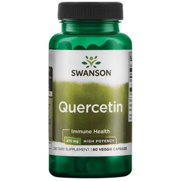 Swanson Quercetine 475 mg 60 Veg Capsules. 087614116716