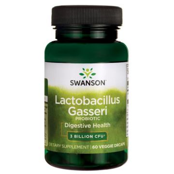 Swanson, Lactobacillus Gasseri, 3 Billion CFU, 60 Veggie DRcaps. 087614190273