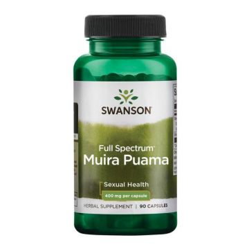Full Spectrum® Muira Puama Root 400mg Swanson. 087614111339.